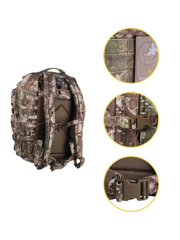 Mil-Tec Assault kuprinė Large 36L, WASP I Z2 Mil-Tec Assault kuprinė Large 36L, WASP I Z2