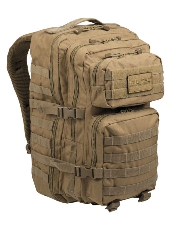 Mil-Tec Assault kuprinė Large 36L, coyote 1