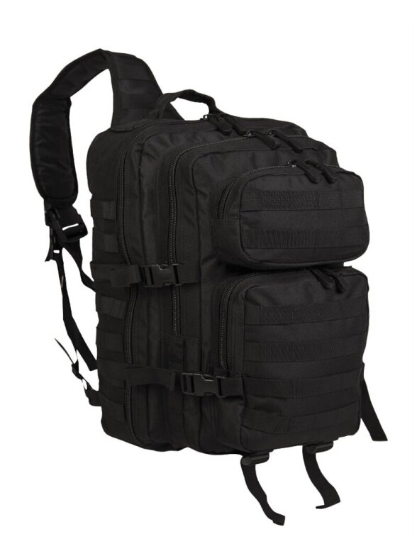 Mil-Tec One Strap Assault kuprinė Large 29L, juoda