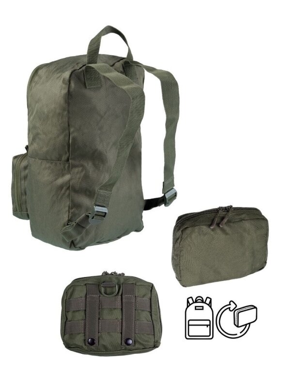 Mil-Tec Ultra Compact Assault kuprinė, ranger green 1 Mil-Tec Ultra Compact Assault kuprinė, ranger green 1