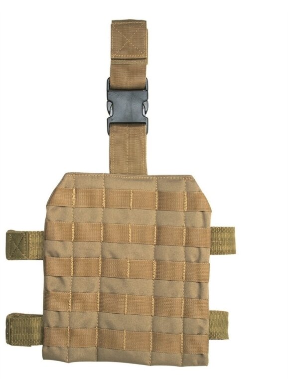 MIL-TEC Leg Base Molle kojos priedėlis smėlinė MIL-TEC Leg Base Molle kojos priedėlis smėlinė