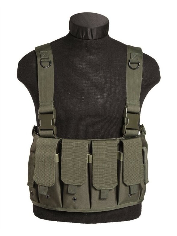 MIL-TEC Mag Carrier Chest Rig 13532001 alyvžalia MIL-TEC Mag Carrier Chest Rig 13532001 alyvžalia