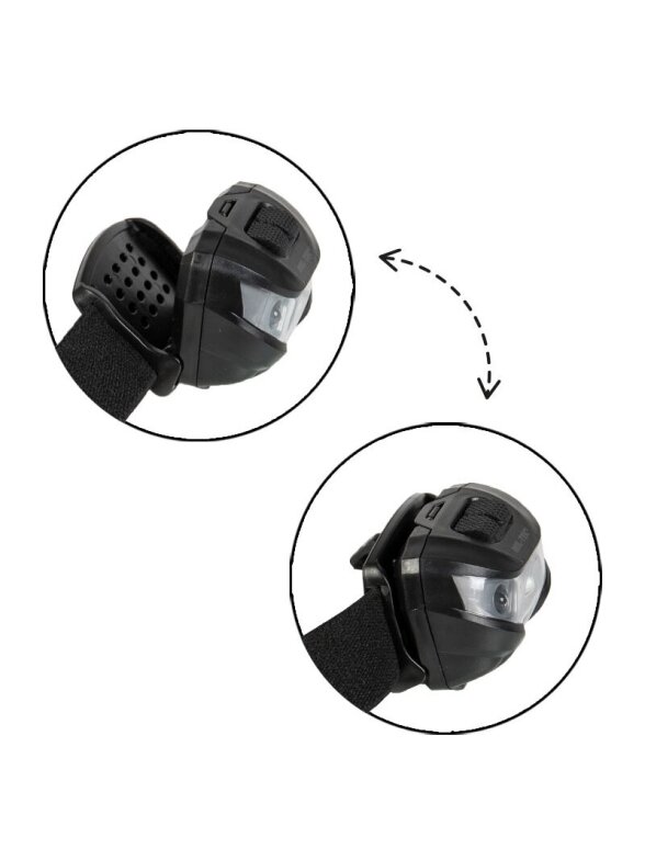 MIL-TEC Galvos žibintas Mil-tec® (CREE XPE) 15168002 juoda 1