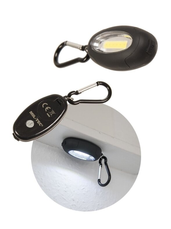 MIL-TEC Mini Key Chain Light 15183700 juoda 1 MIL-TEC Mini Key Chain Light 15183700 juoda 1