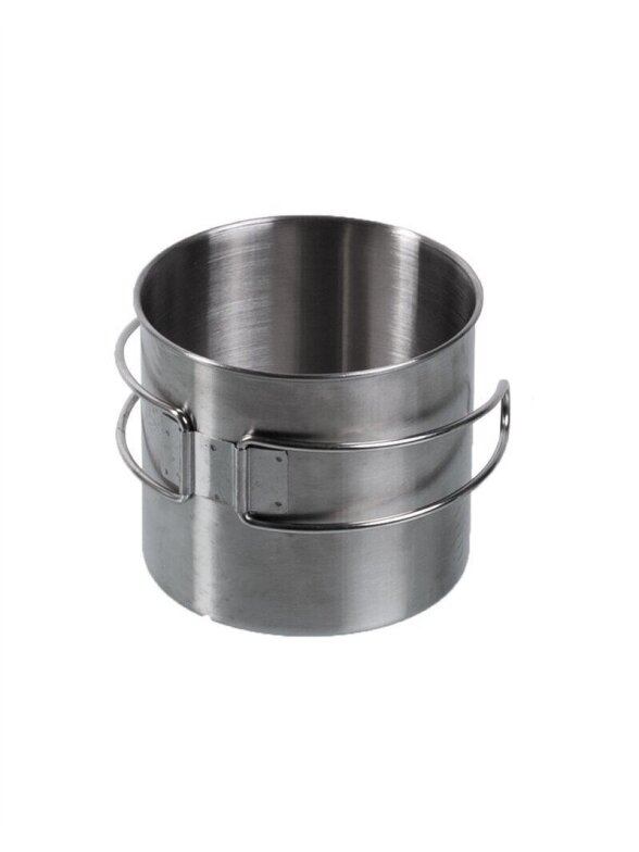 MIL-TEC nerūdijančio plieno puodelis 600ml (lankstus šešir) MIL-TEC nerūdijančio plieno puodelis 600ml (lankstus šešir)