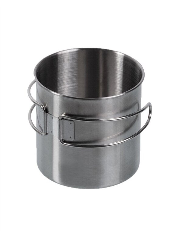 MIL-TEC Nerūdijančio plieno puodelis 800ml (lanksčia asa)