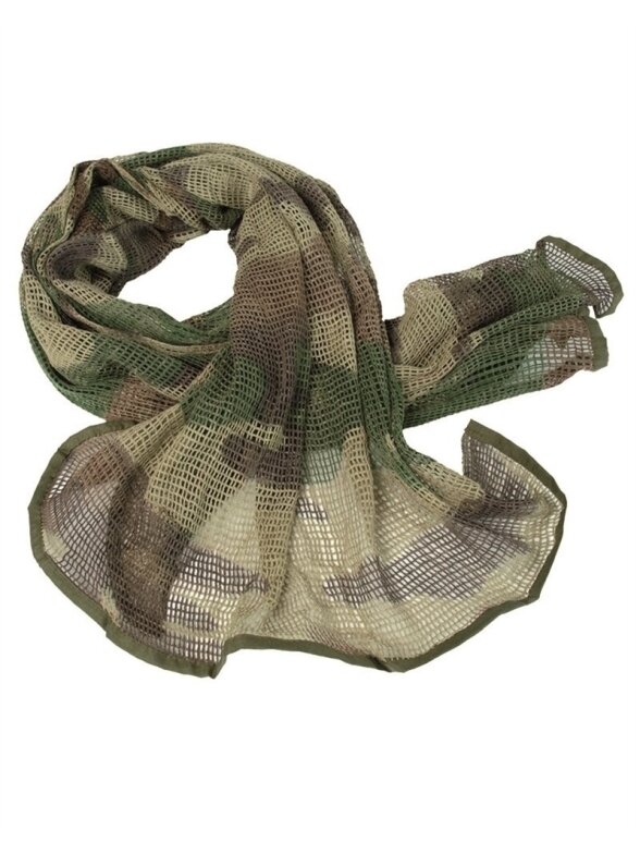 MIL-TEC taktinis šalikas Net Scarf CCE kamufliažas MIL-TEC taktinis šalikas Net Scarf CCE kamufliažas