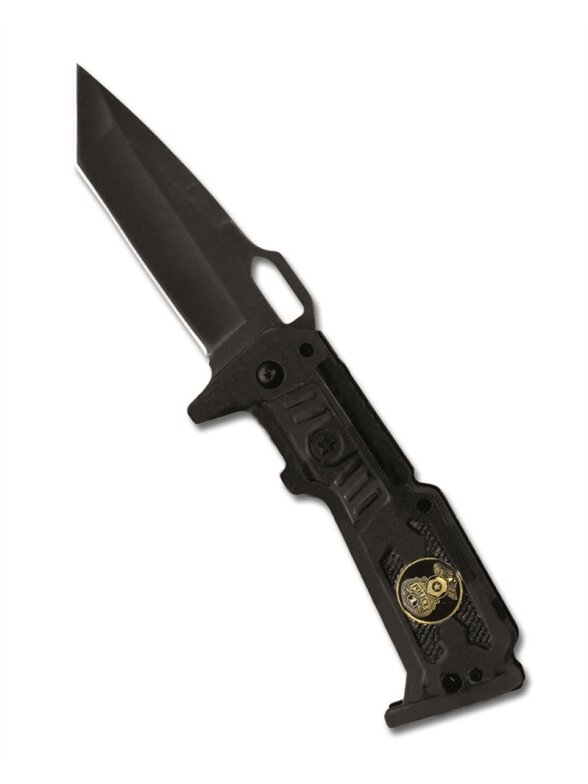 MIL-TEC vienos rankos peilis „police" juoda MIL-TEC vienos rankos peilis „police" juoda