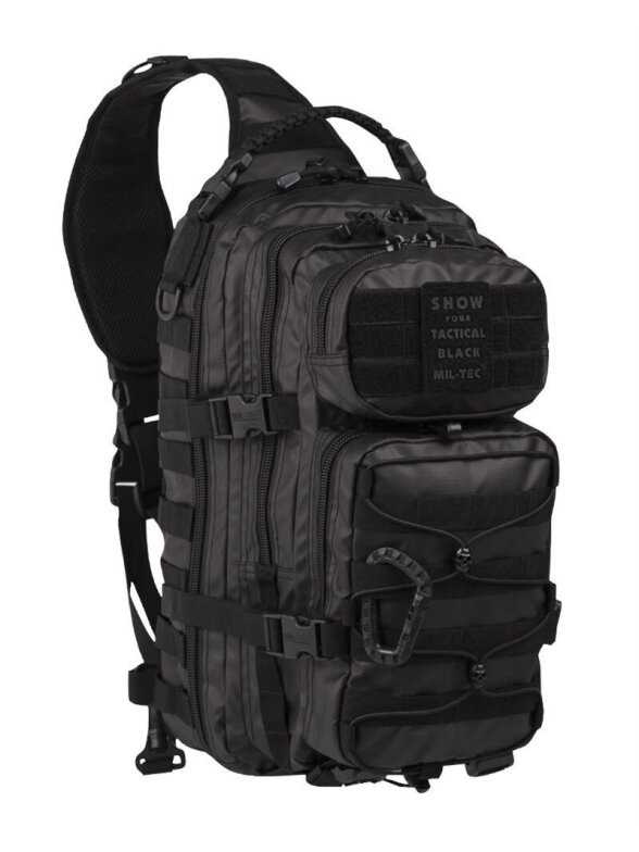 Mil-Tec One Strap Assault kuprinė Large 25L, taktinė juoda