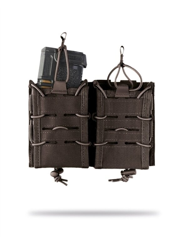 MIL-TEC Open Top Flex Magazine Pouch Double 13497402 juoda MIL-TEC Open Top Flex Magazine Pouch Double 13497402 juoda