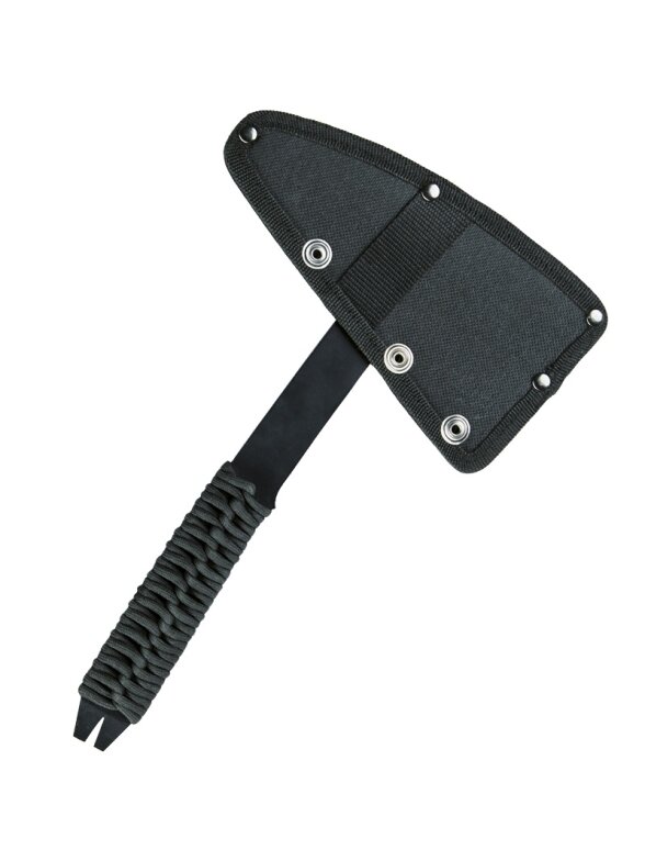MIL-TEC Paracord Kirvis Su Krepšiu 15508500 juoda 1