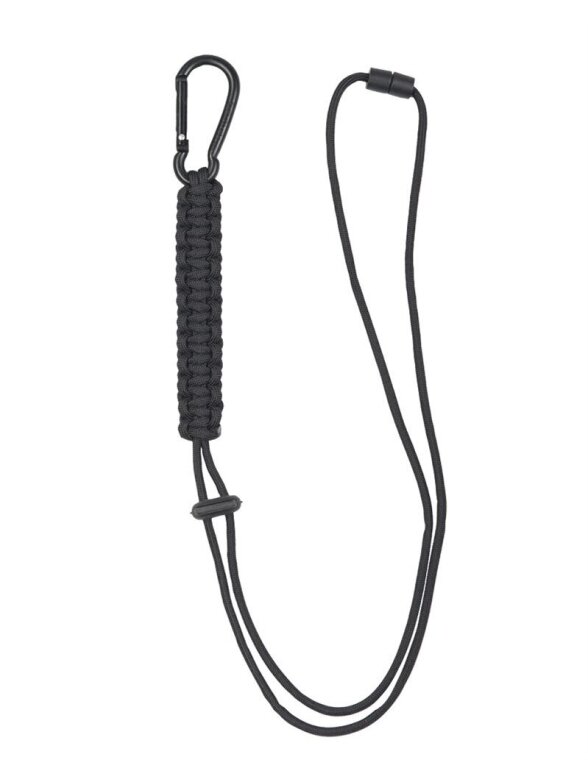 Mil-Tec Paracord raktų pakabukas 15931502, juodas 3 Mil-Tec Paracord raktų pakabukas 15931502, juodas 3
