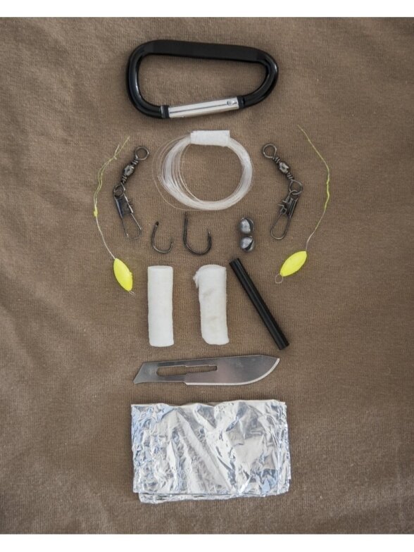 MIL-TEC Paracord Survival Kit Small juoda 1 MIL-TEC Paracord Survival Kit Small juoda 1