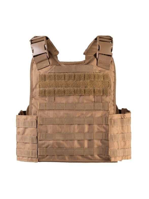 MIL-TEC taktinis liemenė Plate Carrier Vest 13463105 smėlinė 1