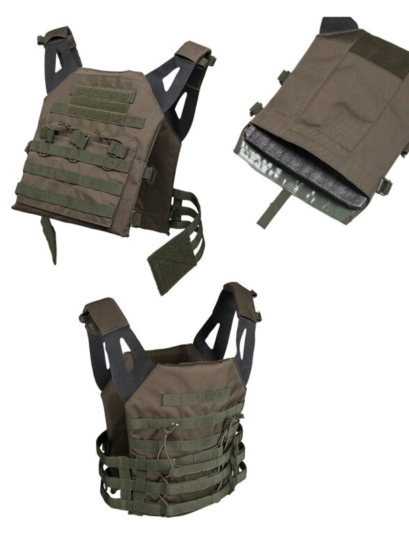 MIL-TEC taktinis liemenė Plate Carrier Vest Gen.II alyvžalia 1 MIL-TEC taktinis liemenė Plate Carrier Vest Gen.II alyvžalia 1