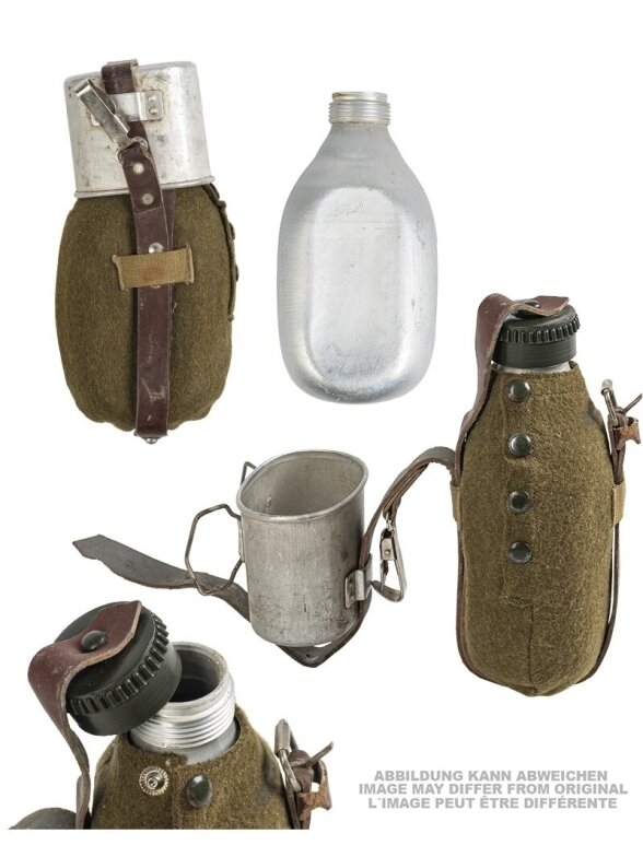 MIL-TEC Romanian Alu Canteen With Cup & Cover Used 91451530 1