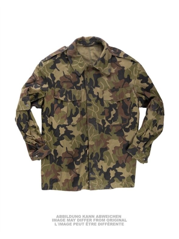 MIL-TEC Romanian Field Jacket Used 91036130 kamufliažinė MIL-TEC Romanian Field Jacket Used 91036130 kamufliažinė