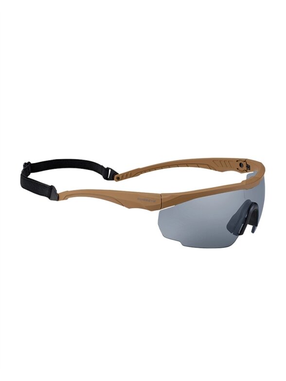 MIL-TEC taktiniai akiniai Swiss Eye® Blackhawk juoda MIL-TEC taktiniai akiniai Swiss Eye® Blackhawk juoda