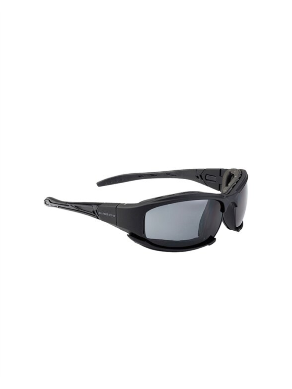 MIL-TEC taktiniai akiniai Swiss Eye® Guardian 15619102 juoda MIL-TEC taktiniai akiniai Swiss Eye® Guardian 15619102 juoda