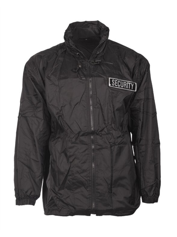 MIL-TEC Security Windbreaker striukė juoda