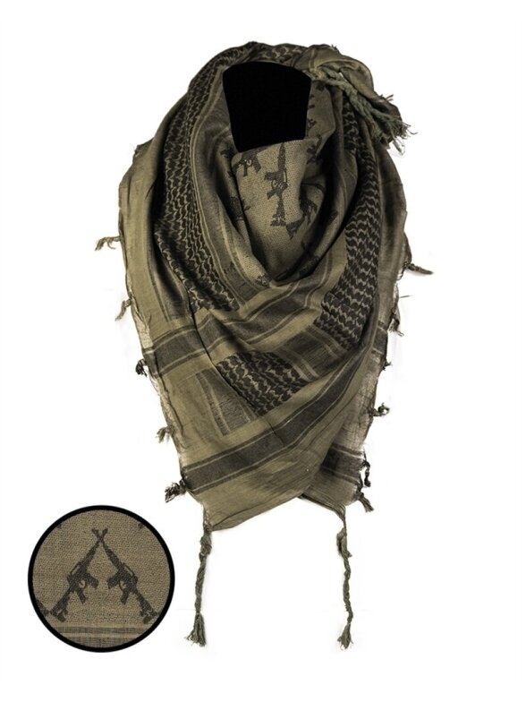 MIL-TEC Shemagh Scarf šaliko šalikas alyvžalia MIL-TEC Shemagh Scarf šaliko šalikas alyvžalia