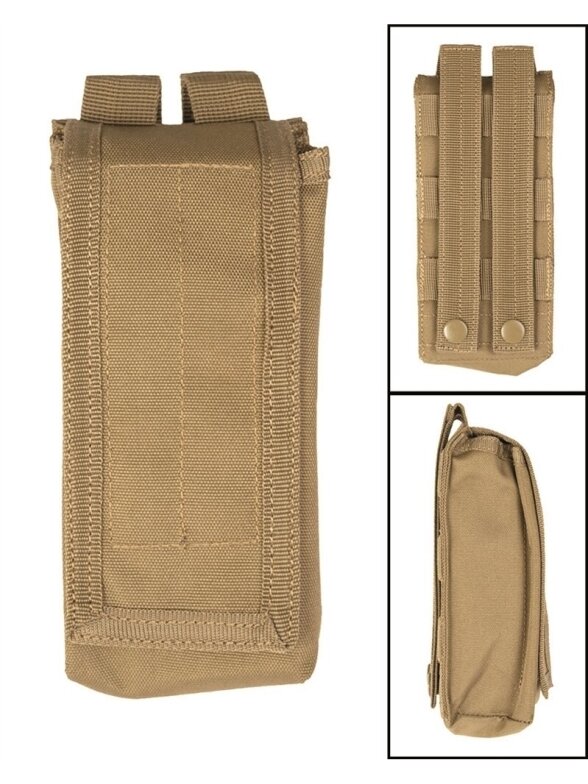 MIL-TEC Single AK 47 Magazine Pouch žinyno dėklas smėlinė MIL-TEC Single AK 47 Magazine Pouch žinyno dėklas smėlinė