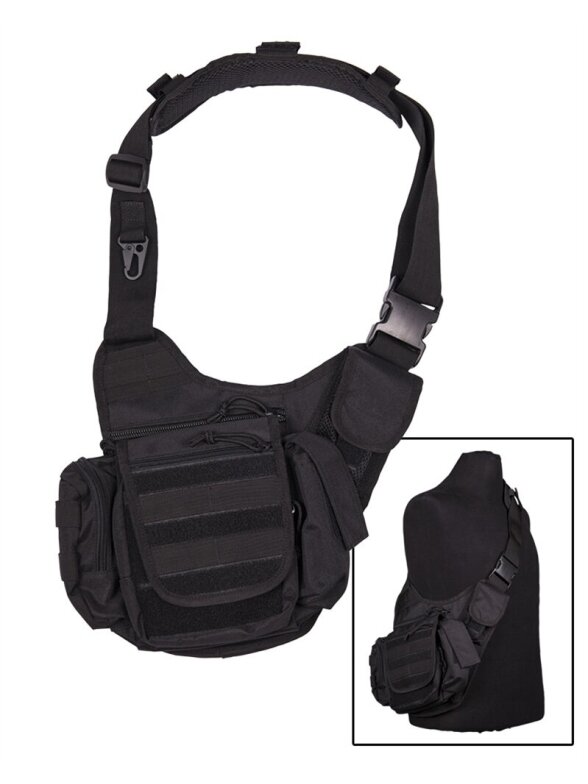 MIL-TEC Sling Bag Multifunction 13726502 juoda MIL-TEC Sling Bag Multifunction 13726502 juoda