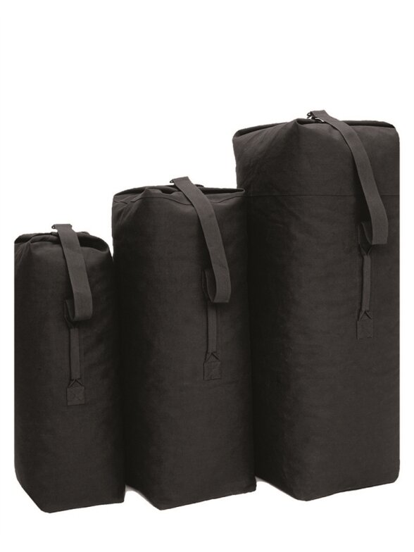 MIL-TEC Small US Cotton Duffle Bag juoda MIL-TEC Small US Cotton Duffle Bag juoda