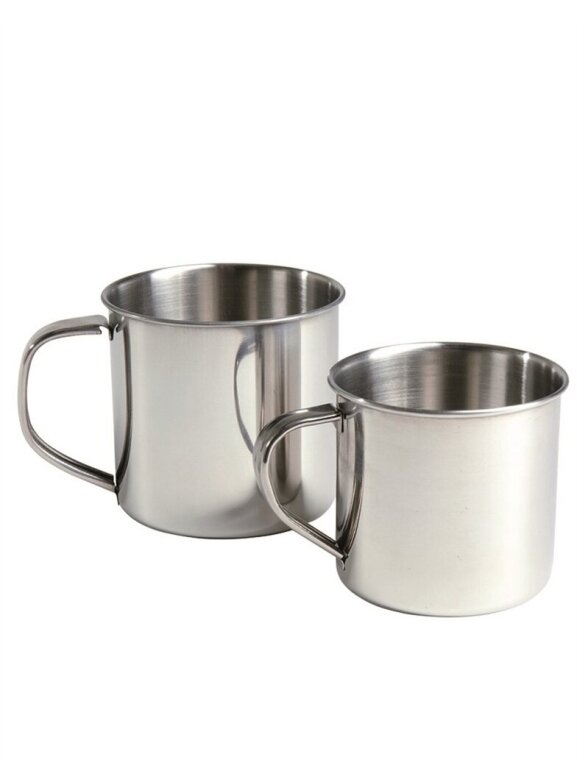 MIL-TEC nerūdijančio plieno puodelis 500ml juoda MIL-TEC nerūdijančio plieno puodelis 500ml juoda