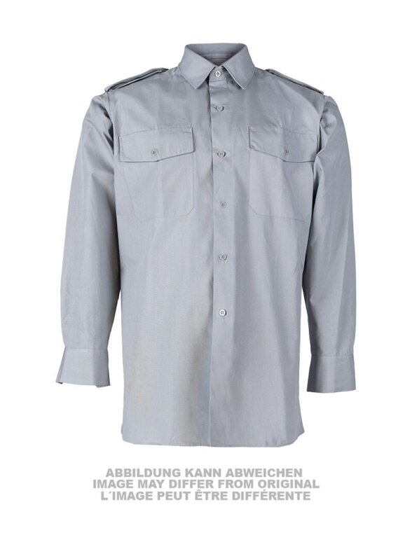 MIL-TEC Swed.bluegrey Long Sleeve Service Shirt Like New 91096380 pilka MIL-TEC Swed.bluegrey Long Sleeve Service Shirt Like New 91096380 pilka