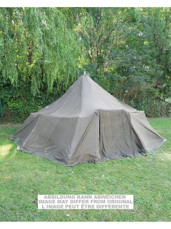 MIL-TEC Swedish Tent With Tent Stove And Poles Used 91423210 alyvžalia MIL-TEC Swedish Tent With Tent Stove And Poles Used 91423210 alyvžalia