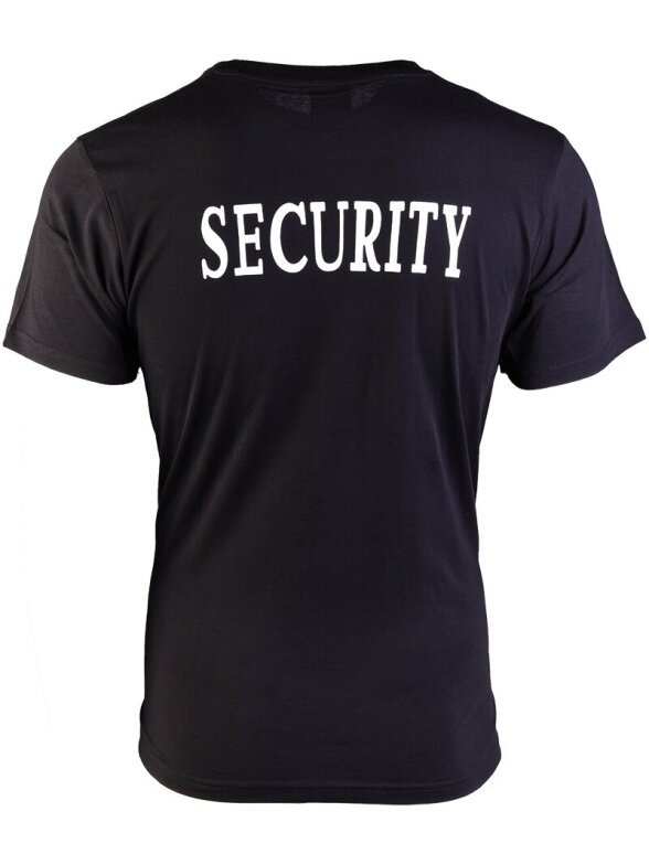 MIL-TEC T-shirt W.double Print "security" juoda 1