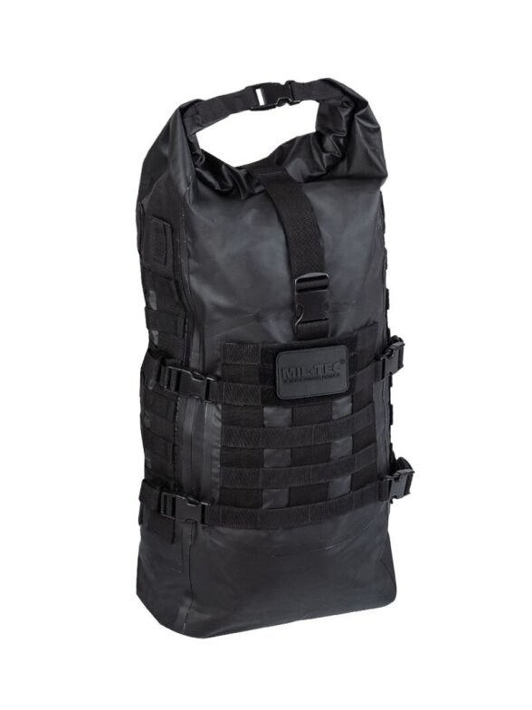 Mil-Tec „Tactical Seals“ sausas krepšys 14046502, juoda Mil-Tec „Tactical Seals“ sausas krepšys 14046502, juoda