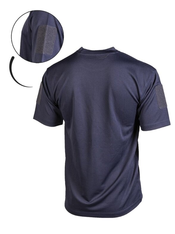 MIL-TEC Tactical T-shirt Quickdry mėlyna 1 MIL-TEC Tactical T-shirt Quickdry mėlyna 1