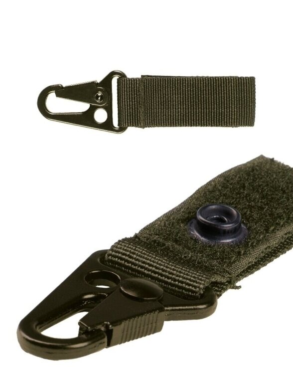 MIL-TEC taktinis raktų laikiklis 7cm alyvžalia 1