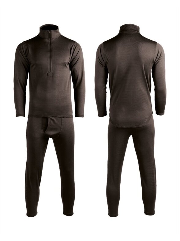 MIL-TEC Thermofleece apatiniai ECWCS III kartos juoda