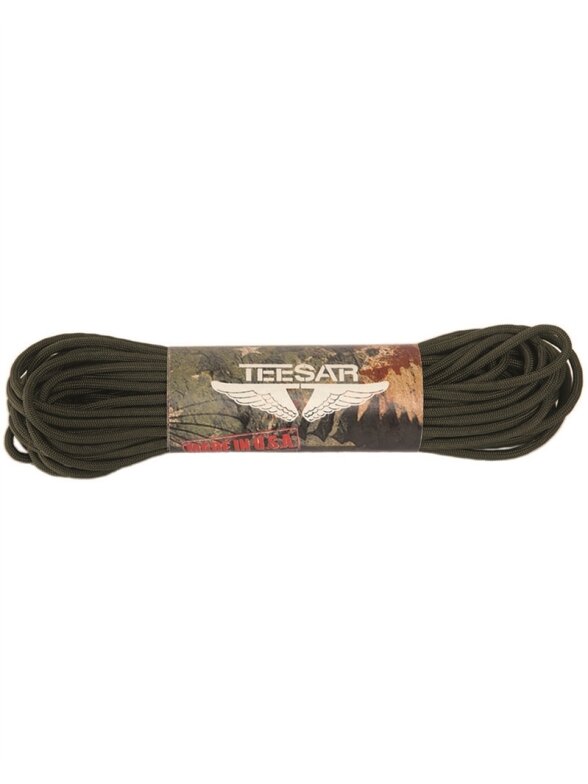MIL-TEC Paracord 50ft 15945001 alyvžalia MIL-TEC Paracord 50ft 15945001 alyvžalia