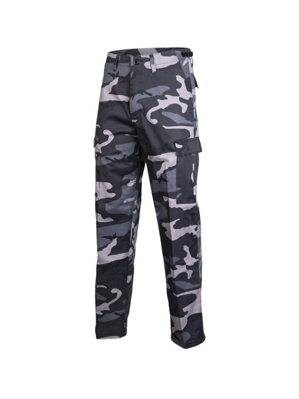 MIL-TEC US BDU lauko kelnės "Straight Cut" kamufliažinė MIL-TEC US BDU lauko kelnės "Straight Cut" kamufliažinė