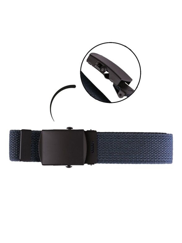 MIL-TEC diržas US Belt Cotton Buckle juoda 1 MIL-TEC diržas US Belt Cotton Buckle juoda 1