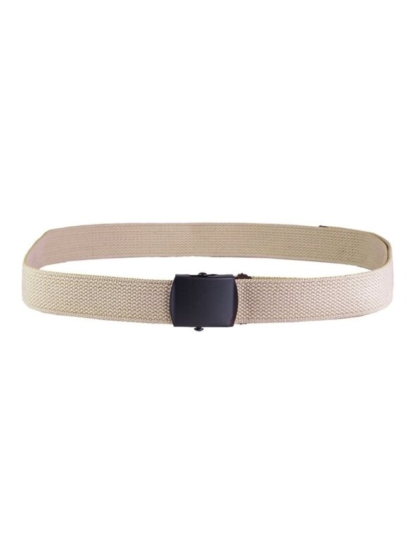 MIL-TEC diržas US Belt Cotton Buckle juoda MIL-TEC diržas US Belt Cotton Buckle juoda