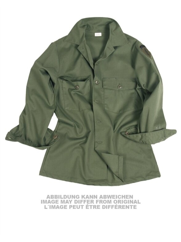 MIL-TEC US Field Shirt (fatigue) 14 1/2-15 1/2 alyvžalia MIL-TEC US Field Shirt (fatigue) 14 1/2-15 1/2 alyvžalia