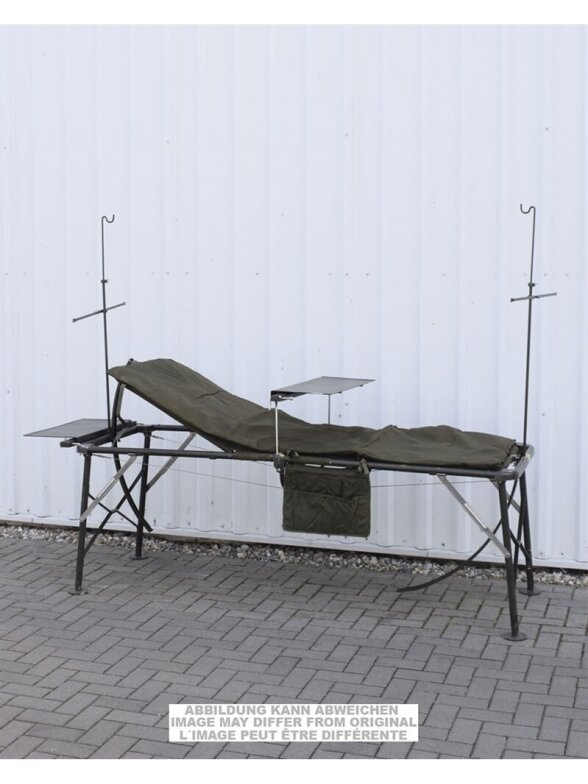 MIL-TEC Us Hospital Folding Cot Steel Frame Like New 91443090 alyvžalia MIL-TEC Us Hospital Folding Cot Steel Frame Like New 91443090 alyvžalia
