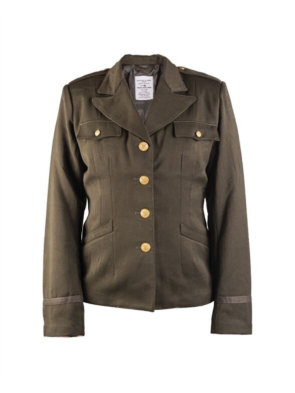 MIL-TEC US Jacket Wool moterims Repro 18548200 alyvžalia MIL-TEC US Jacket Wool moterims Repro 18548200 alyvžalia