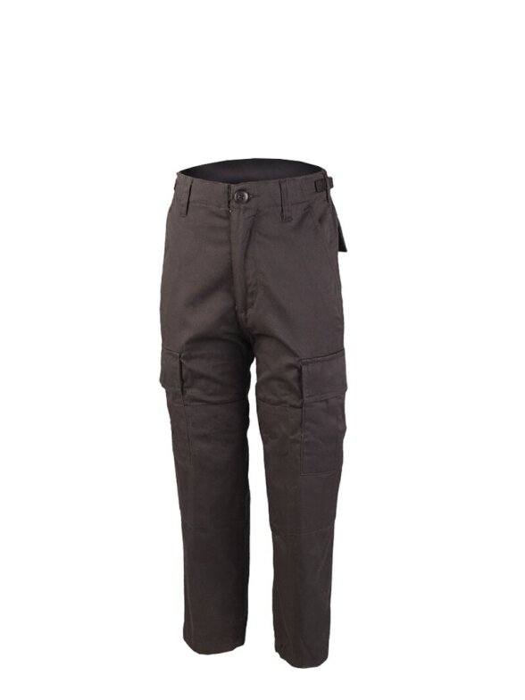 MIL-TEC Us Kids Bdu Style kelnės 12031002 juoda MIL-TEC Us Kids Bdu Style kelnės 12031002 juoda