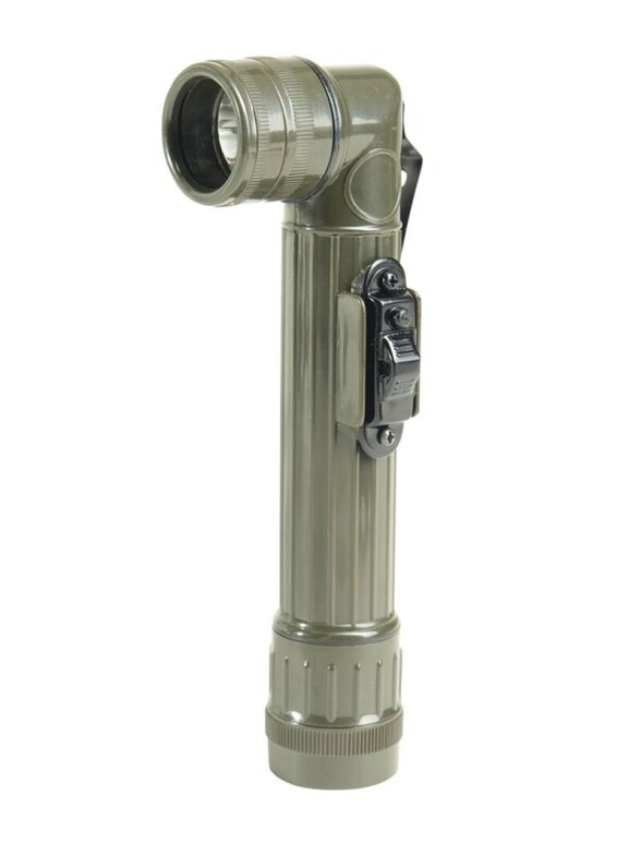 MIL-TEC US Led Large Anglehead žibintuvėlis 15143201 alyvžalia MIL-TEC US Led Large Anglehead žibintuvėlis 15143201 alyvžalia