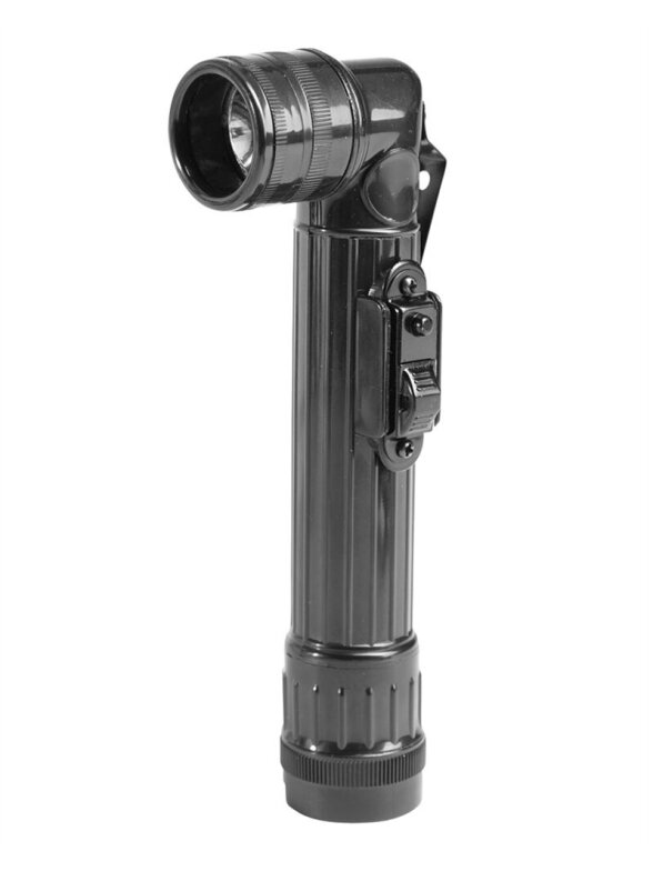 MIL-TEC US Led Large Anglehead Flashlight 15143202 juoda MIL-TEC US Led Large Anglehead Flashlight 15143202 juoda
