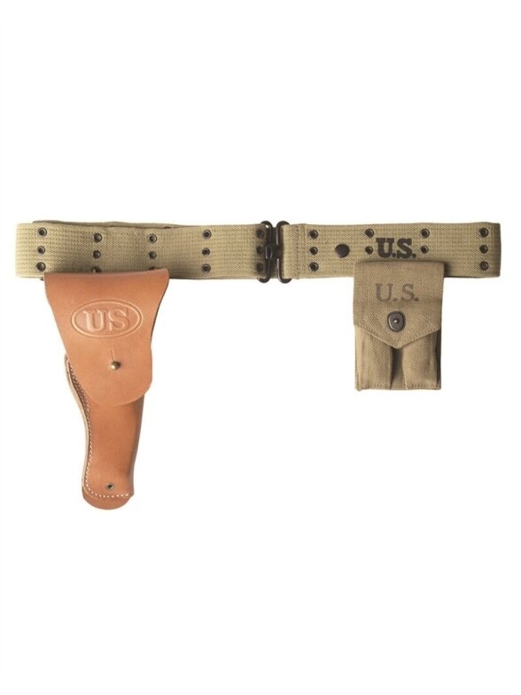 MIL-TEC US M36 taktinis diržas (repro) smėlinė MIL-TEC US M36 taktinis diržas (repro) smėlinė