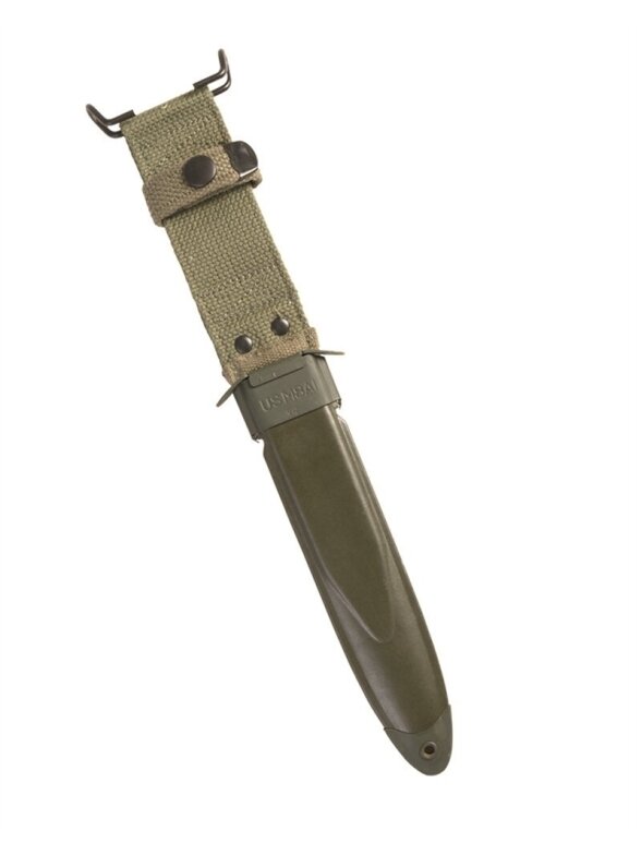 MIL-TEC US M8a1 baioneto dėklas Repro 15476010 juoda MIL-TEC US M8a1 baioneto dėklas Repro 15476010 juoda