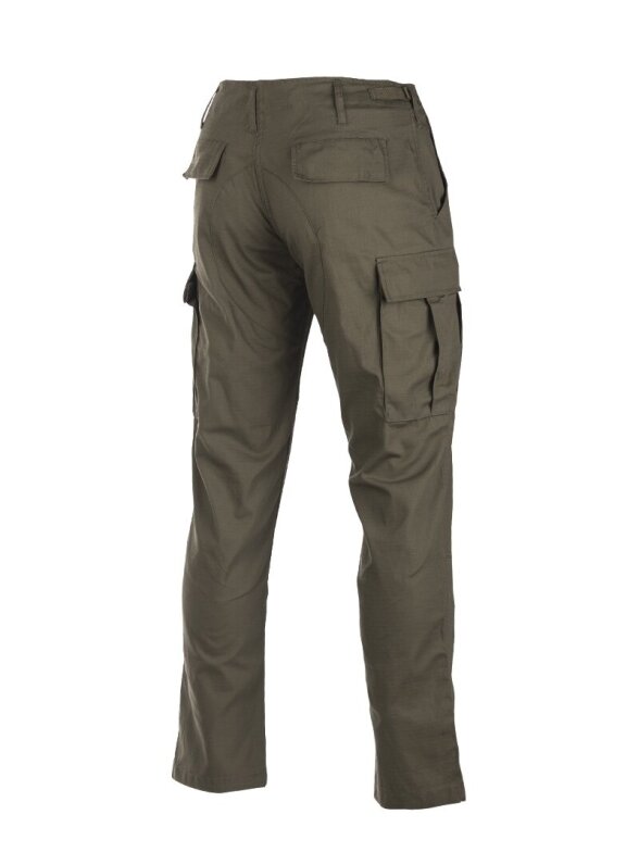 MIL-TEC US R/S BDU lauko kelnės „Slim Fit" alyvžalia 1