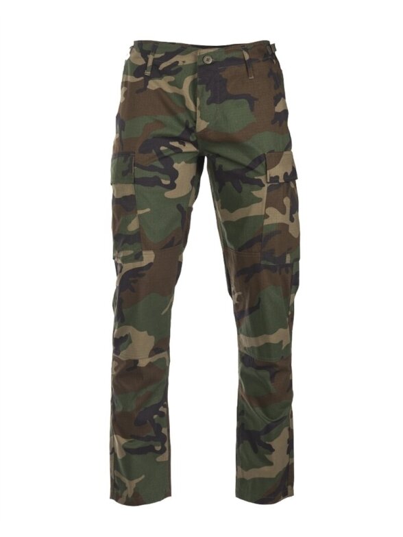 MIL-TEC US R/S BDU lauko kelnės "Slim Fit" alyvžalia MIL-TEC US R/S BDU lauko kelnės "Slim Fit" alyvžalia